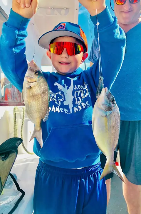 Boy fishing